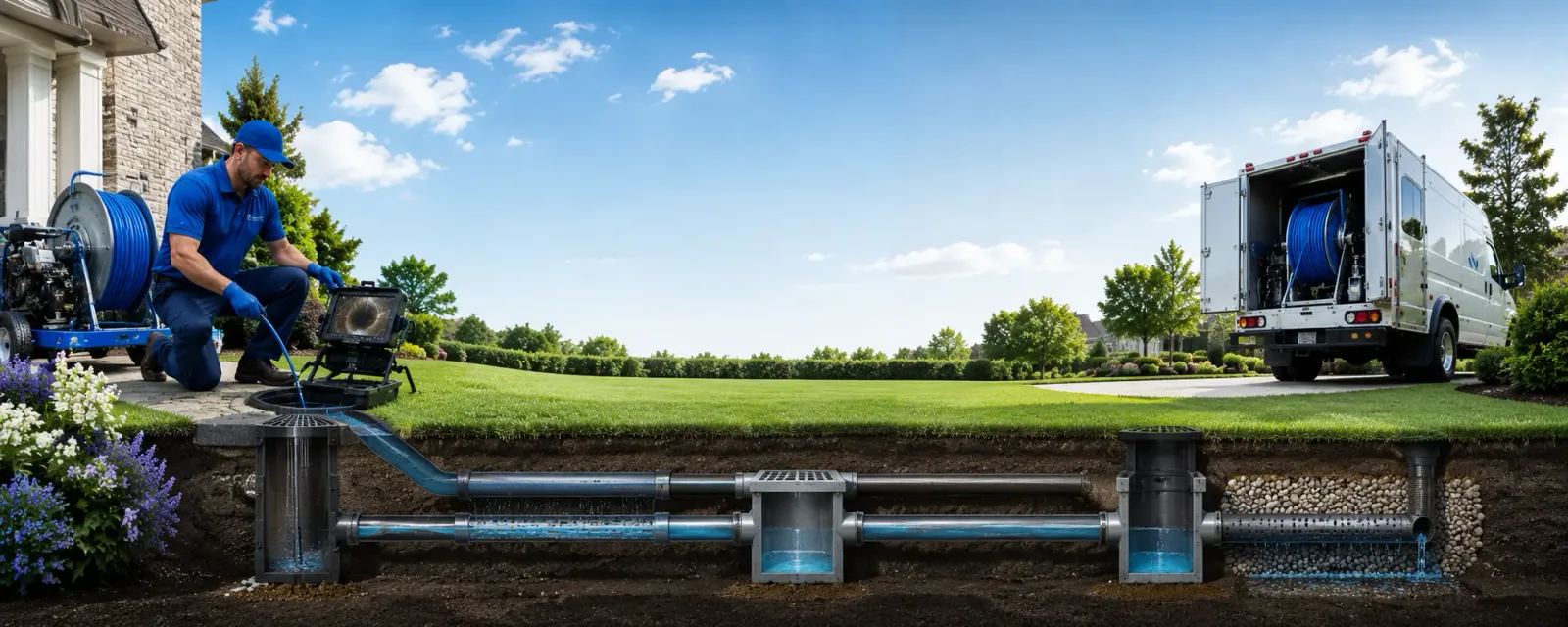 Outdoor drain cleaning information for Applegate, CA
